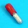 Bullet terminal male rood 4.0mm
