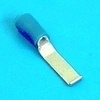 Lipped blade terminal blauw 3.0mm