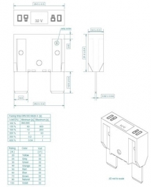 Maxi zekering 30A  SPRI-MAF30