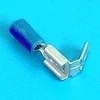 Piggyback terminal blauw 6.5mm SPRI-210BLU