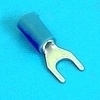 spade terminal blauw 4.3mm