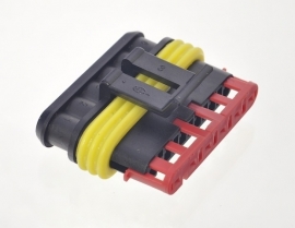 Superseal connector male 6 polig