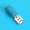 Female terminal blauw 4.8X0.5mm
