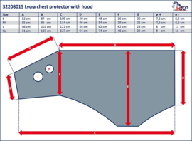 Harry's Horse Borstbeschermer/hood lycra