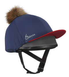 Lemieux Hat Silk Navy/Red