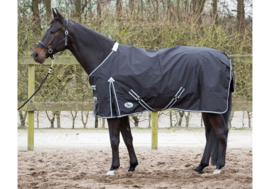 Harry's Horse Thor deken 0 grams met fleece lining zwart