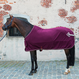 Fleece deken “Classical” Lamicell Bordeaux