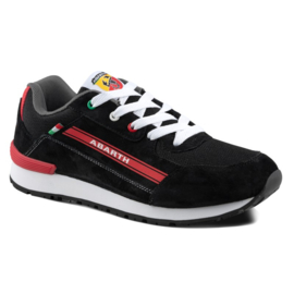 Abarth 500 schoenen O2 HRO Competizione zwart/rood