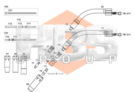 CONTACTBUIS (TIP)/ SNIJPIT  NR. 10 T.B.V. TBi TOORTS 411/511