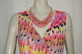 Speelse Ketting met Roze Steentjes