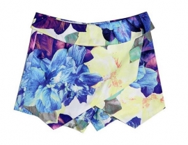 Skort/ Short Bloemen