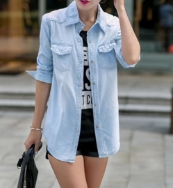 Lichte Denim Blouse