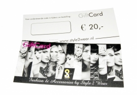 ♥ Style 2 Wear GiftCard €20