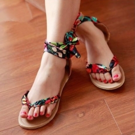 Sandalen Cute met bloemen