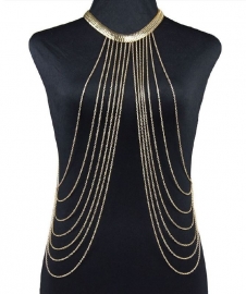 Sexy Goudkleurige Ketting Body Chain