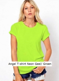 T-shirt Angel Neon Geel/ Groen
