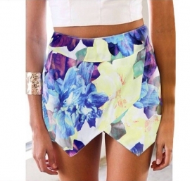 Skort/ Short Bloemen