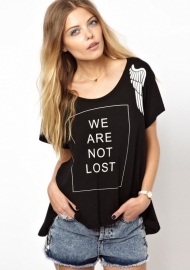 T-shirt We Are Not Lost