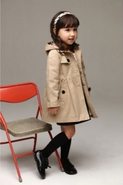 Beige Trenchcoat voor Meisjes