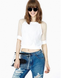 Crop Top met Kant