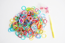 Actie Loom Bandjes Gekleurd 3 pakjes