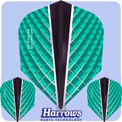 Harrows flights Quantum - Jade zwart