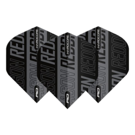 Hardcore XT Black & Grey Print Dart Flights F6502