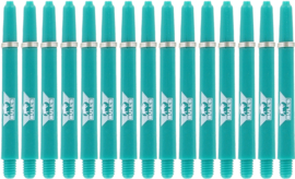 Bull's Shafts Nylon + Ring 5 Pack Aqua