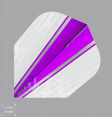 Target flight vision ultra white wing purple No6  331640