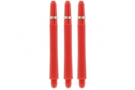 Nylon Shafts ROOD 5 setjes met veerringetjes