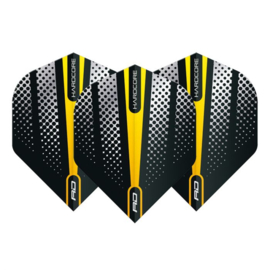 Hardcore Radical Yellow Flash Dart Flights F6509