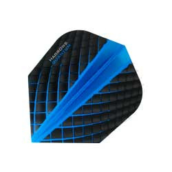 Harrows flights Quantum - zwart blauw