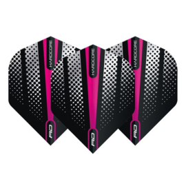 Hardcore Radical Pink Flash Dart Flights F6511