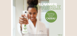Gratis navul 200ml Sparkling Spray, bij aankoop van Flairosol Sparkling Spray 150ml