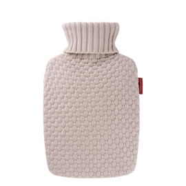 Warmwaterkruik 1.8L Knitted zand Hugo Frosch met plantaardige zachtmaker