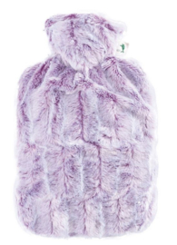 Warmwaterkruik fluffy light purple Hugo Frosch