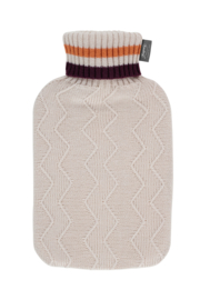 Warmwaterkruik knitted beige Fashy