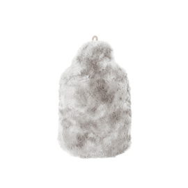 Warmwaterkruik fluffy taupe 0.8L Hugo Frosch