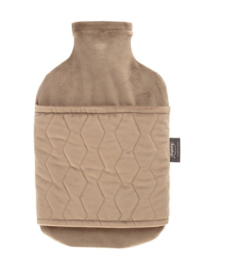 Warmwaterkruik 2L quilted/met handwarmer Fashy
