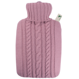 Warmwaterkruik Knitted roze Hugo Frosch