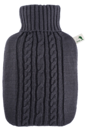 Warmwaterkruik Knitted grijs Hugo Frosch