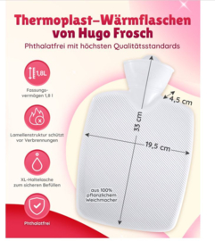 Warmwaterkruik 1.8L met riem Hugo Frosch