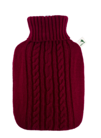 Warmwaterkruik Knitted rood Hugo Frosch