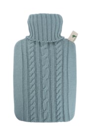 Warmwaterkruik Knitted blauw Hugo Frosch