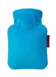 Warmwaterkruik 0,2L velours blauw Hugo Frosch