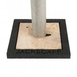 Jackscaff Rubber tegel steigervoet 20 x 20 cm