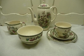 servies indian tree set van 17