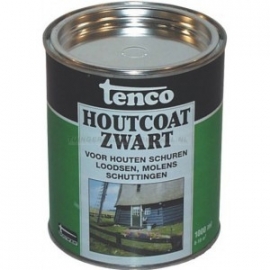 Tenco Houtcoat Zwart 1L