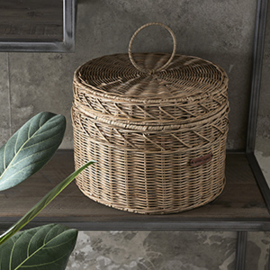 Rustic Rattan Nusa Dua Basket Low