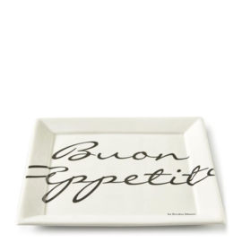 Buon Appetito Square Plate 26 x 26